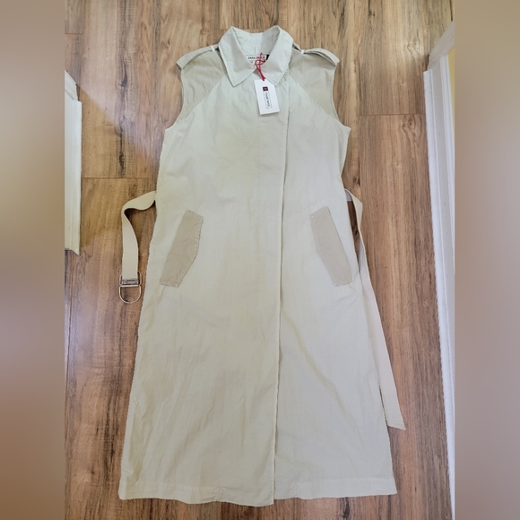 Zara Dresses & Skirts - Zara SRPLS  limited edition trench dress, size S, beige